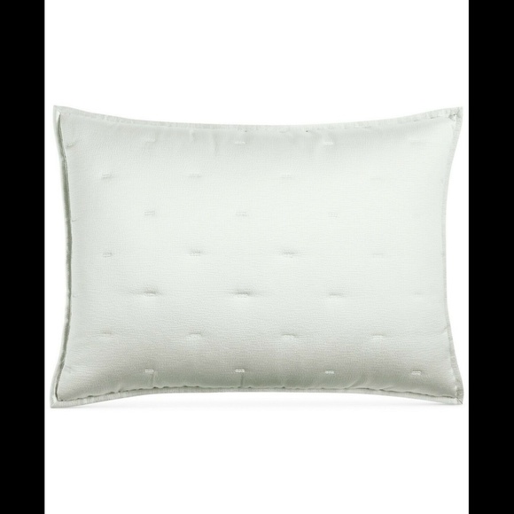 NIB Hotel Collection Fresco Sage Quilted‎ (1) Standard Sham Pillow Case - Picture 11 of 12